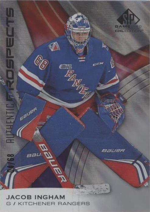 2019-20 Upper Deck SP Game Used CHL Edition - Jacob Ingham #53