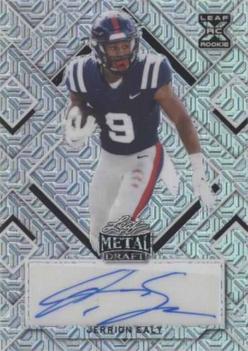 2022 Leaf Metal Draft Jerrion Ealy #BA-JE1