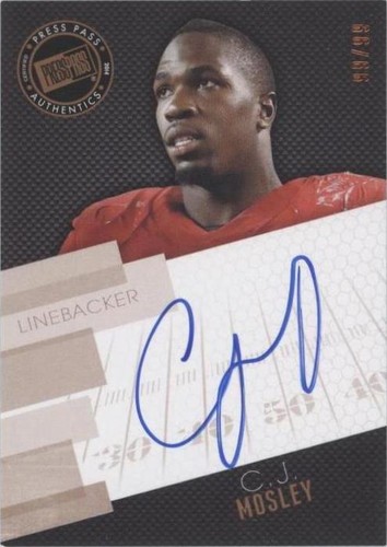 2014 Press Pass C.J. Mosley #PPS-CM