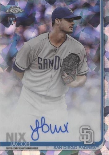 2019 Topps Chrome Sapphire Edition - Jacob Nix #CSA-JN