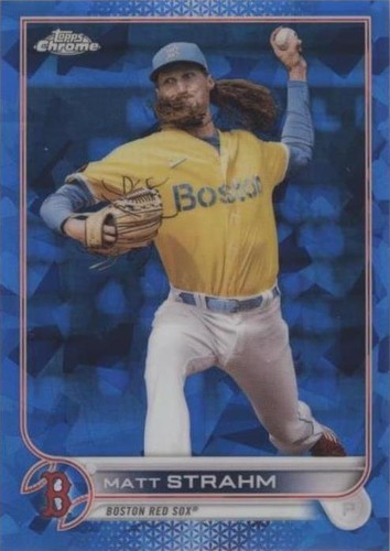 2022 Topps Chrome Update Series Sapphire Edition - Matt Strahm #US142