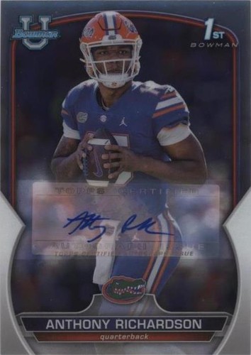 2022 Bowman University Chrome Football Trading Cards