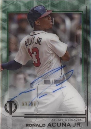 2019 Topps Tribute - Ronald Acuña Jr. #TA-RAJ
