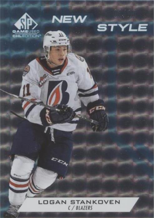 2021-22 Upper Deck SP Game Used CHL Edition - Logan Stankoven #NS-LS