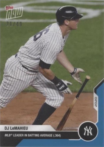 2020 Topps Now - D.J. LeMahieu #319