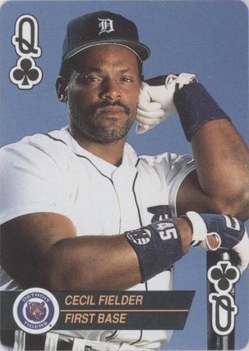 1993 Bicycle Baseball Aces Playing Cards - Cecil Fielder #QC