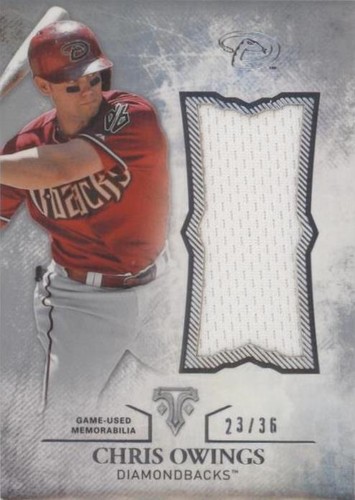 2015 Topps Triple Threads - Chris Owings #UJR-COS