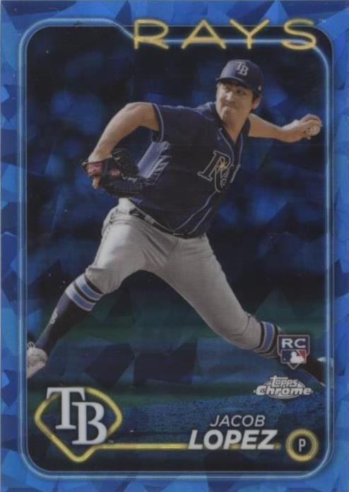 2024 Topps Chrome Sapphire Edition - Jacob Lopez #502