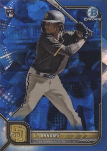 2022 Bowman Chrome Sapphire Edition - C.J. Abrams #12