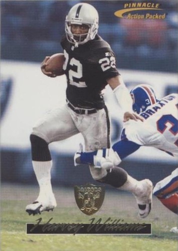 1996 Pinnacle Action Packed Harvey Williams #36