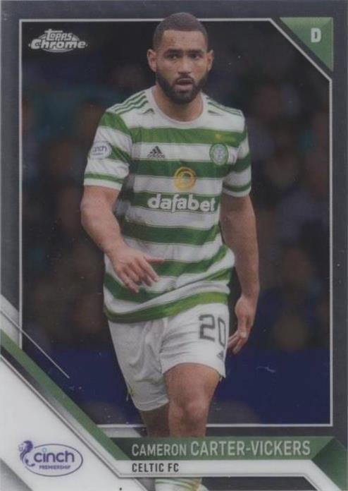 2021-22 Topps Chrome SPFL Scottish Premier League Cameron Carter-Vickers #87