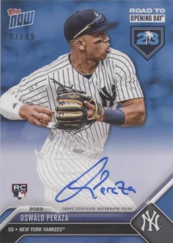2023 Topps Now Road to Opening Day - Oswald Peraza #A-8