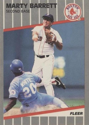 1989 Fleer - Marty Barrett #78