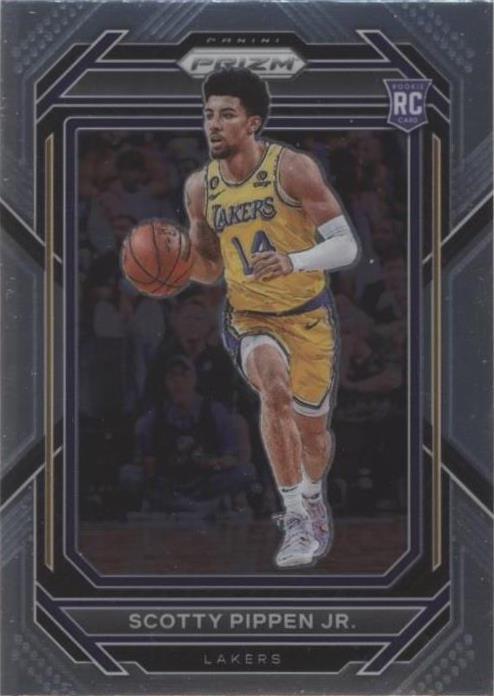 Carte Panini Donruss Scottie Pippen Jr 2023-24 - Laser Vert Autograph Rookie /75