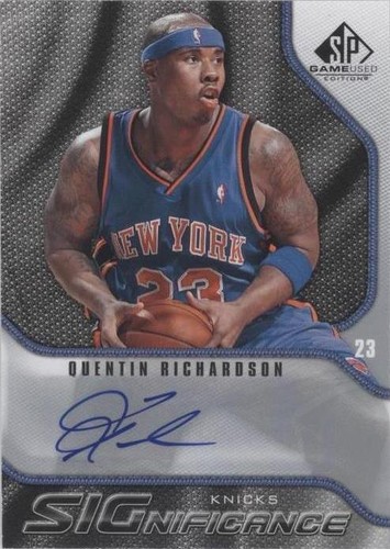 2009-10 SP Game Used - Quentin Richardson #S-QR