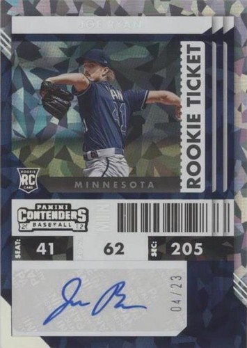 2022 Joe Ryan Panini Chronicles #7 Zenith Rookie Card