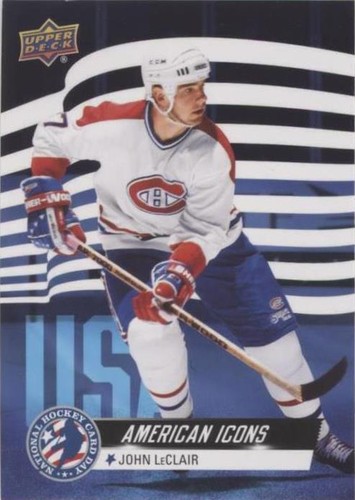 2022 Upper Deck National Hockey Card Day - John LeClair #USA-14