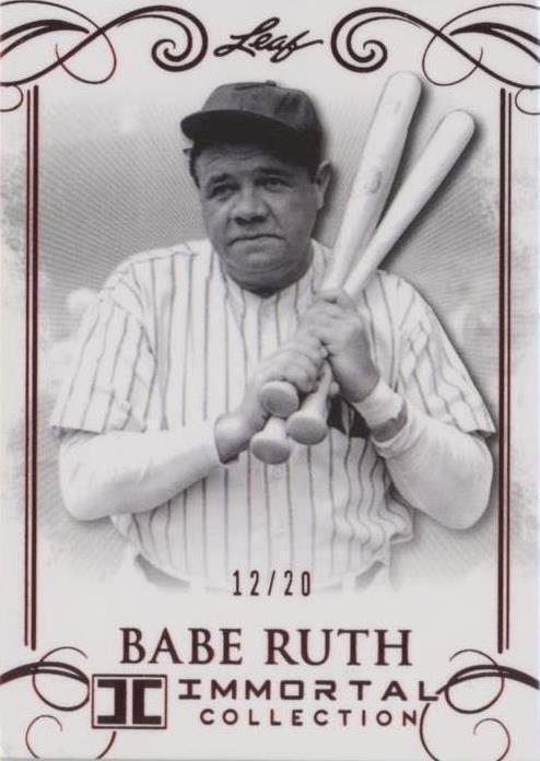 2017 Leaf Babe Ruth Immortal Collection - Babe Ruth #49