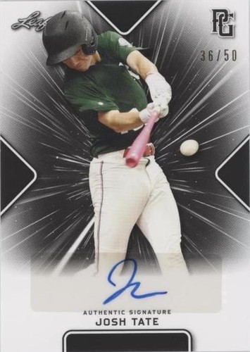 2021 Leaf Perfect Game National Showcase - Josh Tate #BA-JT3