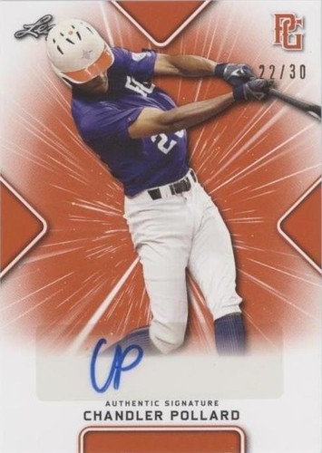 2021 Leaf Perfect Game National Showcase - Chandler Pollard #BA-CP3