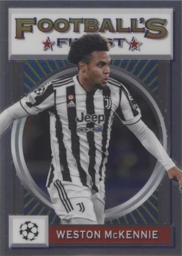 2021-22 Topps Finest Flashbacks UCL Weston McKennie #41