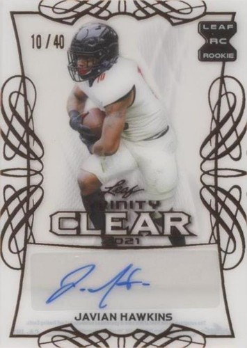 2021 Leaf Trinity Javian Hawkins #CA-JH1