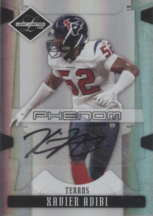 2008 Leaf Limited Xavier Adibi #299