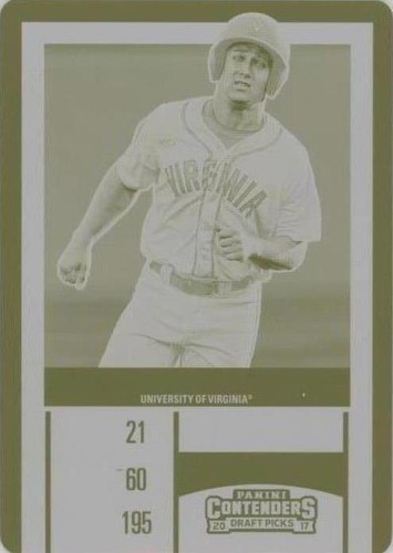 2017 Panini Contenders Draft Picks - Matt Thaiss #14