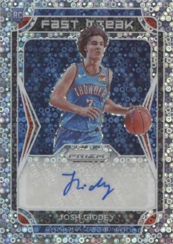 Josh Giddey RC auto /249シリ select Josh Giddey RC auto /249シリ select Josh Giddey RC auto /249