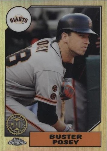 2017 Topps Chrome - Buster Posey #87T-6