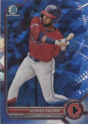 2022 Bowman Chrome Draft Sapphire Edition - George Valera #BDC-53