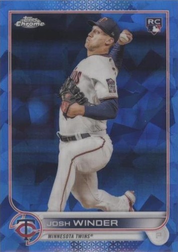 2022 Topps Chrome Update Series Sapphire Edition - Josh Winder #US6