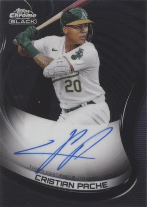 2022 Topps Chrome Black - Cristian Pache #CBA-CP