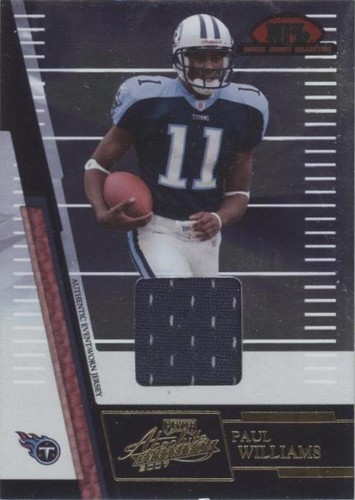 2007 Playoff Absolute Memorabilia Paul Williams #RJC-29
