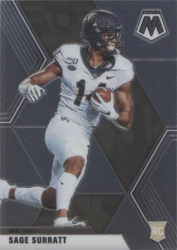 2021 Panini Mosaic Draft Picks Sage Surratt #49