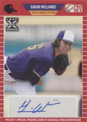 2021 Leaf Pro Set Baseball Blaster - Gavin Williams #PS-GW1