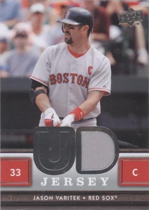 h*3様 レア 【ゲーム実使用 ジャージ】 JASON VARITEK 2008 2008 Upper Deck - Jason Varitek #UD-JV for sale | eBay