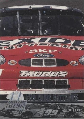 1998 Press Pass Stealth - Frank Stoddard Jeff Burton #5