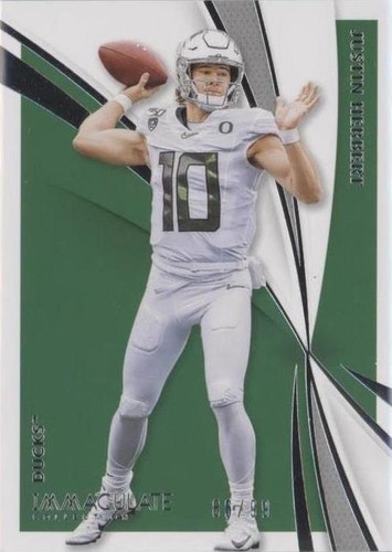 2021 Panini Immaculate Collection Collegiate Justin Herbert #7