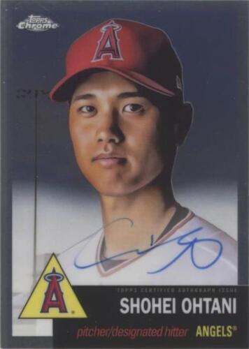 2022 Topps Chrome 35th Anniversary Shohei Ohtani 87BC-2 Gold 2022 Topps Chrome 35th Anniversary Shohei Ohtani 87BC-2 Gold