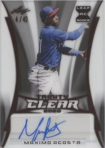 2020 Leaf Trinity - Maximo Acosta #CA-MA2