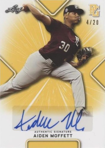 2021 Leaf Perfect Game National Showcase - Aiden Moffett #BA-AM1