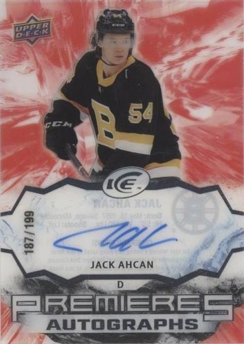 2021-22 Upper Deck Ice - Jack Ahcan #IPA-JA