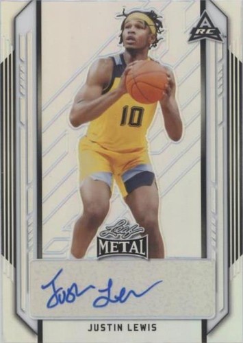 2021-22 Leaf Metal - Justin Lewis #BA-JL1