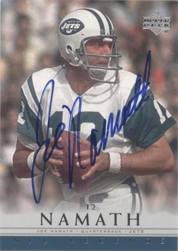 2000 Upper Deck Legends Joe Namath #JN