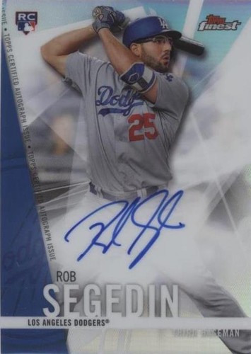 2017 Topps Finest - Rob Segedin #FA-RS