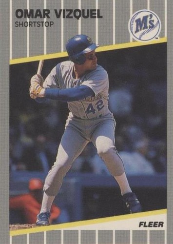 1989 Fleer Update - Omar Vizquel #U-62