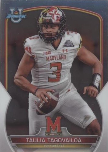 2022 Bowman University Chrome Taulia Tagovailoa #3