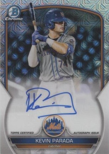 2023 Bowman Kevin Parada BP-91 Neon Green Paper Parallel