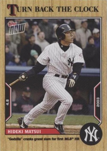 2022 Topps Now Turn Back the Clock - Hideki Matsui #9